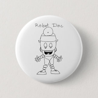 Roboter-Doktor Button