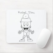 Roboter-Doktor Mousepad (Mit Mouse)