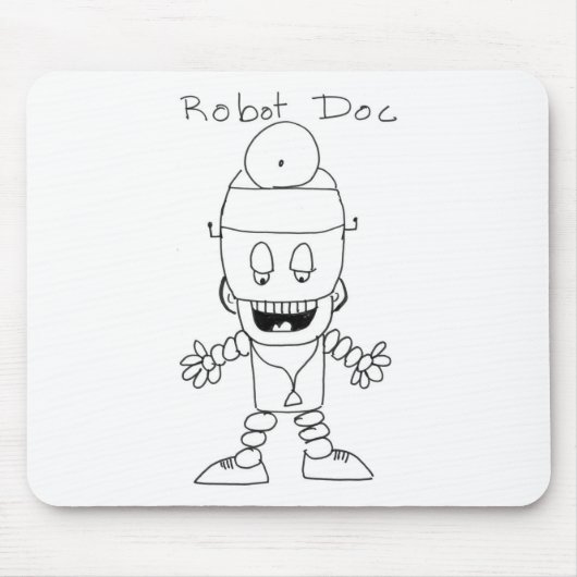 Roboter-Doktor Mousepad (Vorne)
