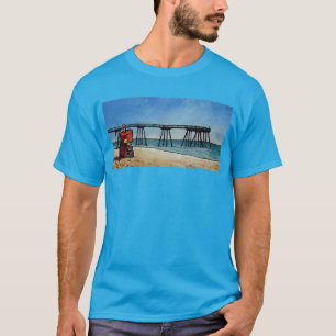 Roboter durch den Pier T-Shirt