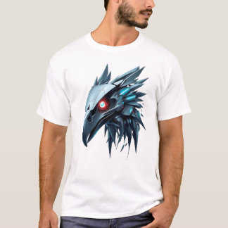 Roboter Eagle Face Art T-Shirt