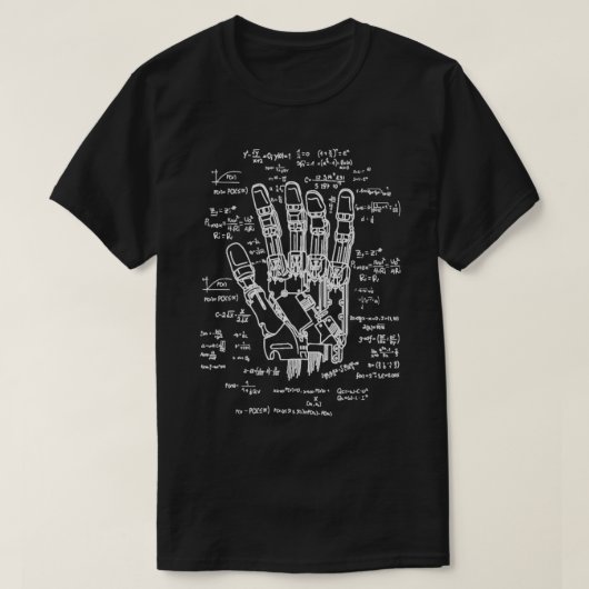 Roboter Engineer Formel Robotics Math AI Devel T-Shirt (Design vorne)