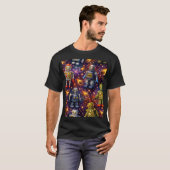 Roboter-Erkundungskosten T-Shirt (Vorne ganz)