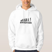 Roboter-Evolution lustig Hoodie (Vorderseite)