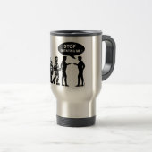 Roboter-Evolution Reisebecher (VorderseiteRechts)