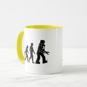 Roboter-Evolutions-Tasse Tasse (Vorderseite Links)
