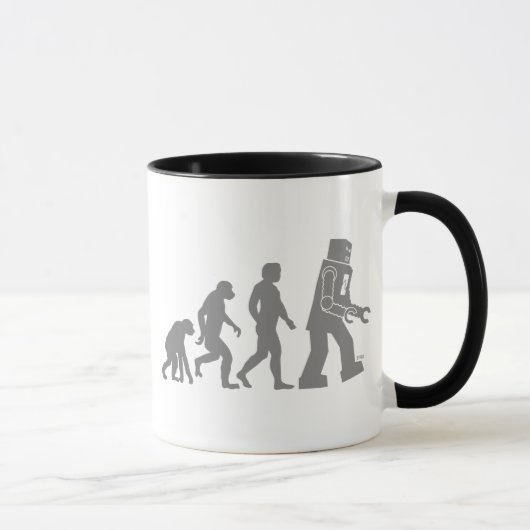 Roboter-Evolutions-Tasse Tasse (Rechts)