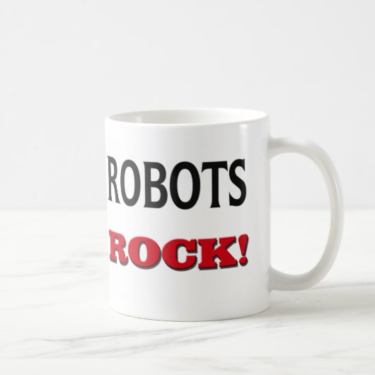 Roboter-Felsen Kaffeetasse (Rechts)