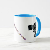 Roboter Fotograf Tasse (VorderseiteRechts)