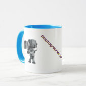 Roboter Fotograf Tasse (Vorderseite Links)