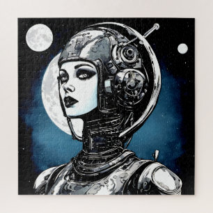 Roboter Frau VI Puzzle