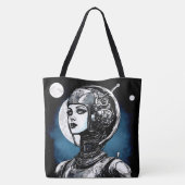 Roboter Frau VI Tasche (Rückseite)