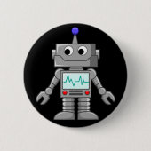 Roboter Freak Button (Vorderseite)
