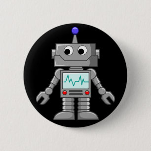 Roboter Freak Button