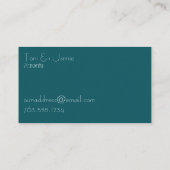 Roboter-Freundschafts-Karten Visitenkarte (Rückseite)