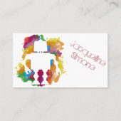 Roboter-Freundschafts-Karten Visitenkarte (Vorderseite)