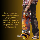 Roboter für Frauen Skateboard