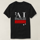 Roboter für künstliche Intelligenz 5 T-Shirt (Design vorne)