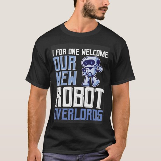 Roboter-Gebäude-Kit-Robotertechnik-Roboter über T-Shirt (Vorderseite)