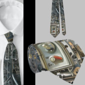 Roboter-Geek Nerdy-Technologie Krawatte