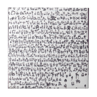 Roboter-Genom 001 Fliese