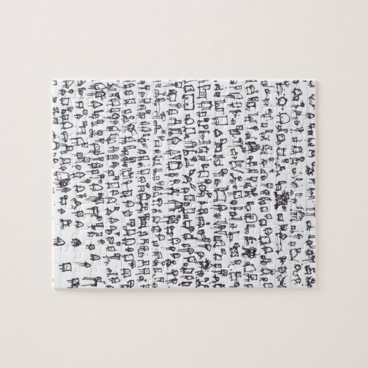 Roboter-Genom 001 Puzzle (Horizontal)