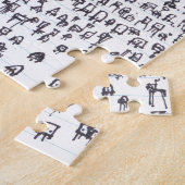 Roboter-Genom 001 Puzzle (Seite)