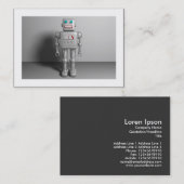 Roboter (gerahmt) visitenkarte (Vorne/Hinten)