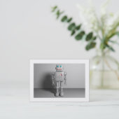 Roboter (gerahmt) visitenkarte (Stehend Vorderseite)