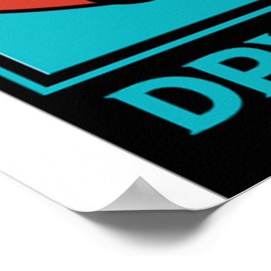 Roboter-Geschenke für Jubiläumsfeier oder Hochzeit Poster (Ecke)