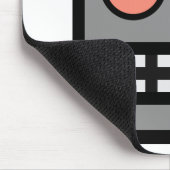 ROBOTER-GESICHT MOUSEPAD (Ecke)
