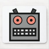 ROBOTER-GESICHT MOUSEPAD (Vorne)