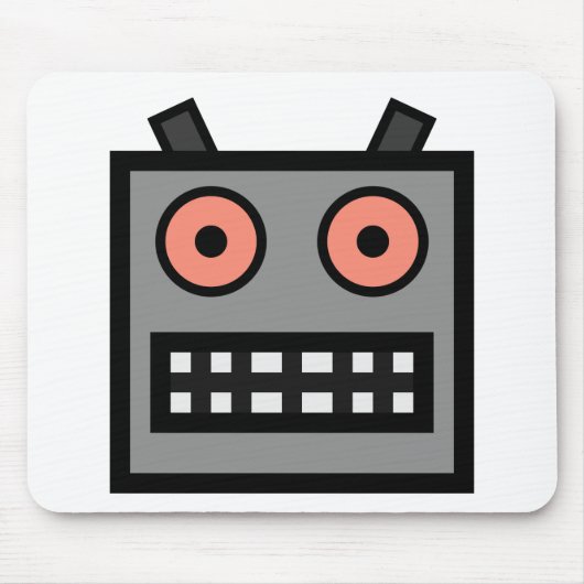 ROBOTER-GESICHT MOUSEPAD (Vorne)