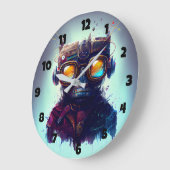 Roboter Große Wanduhr (Winkel)