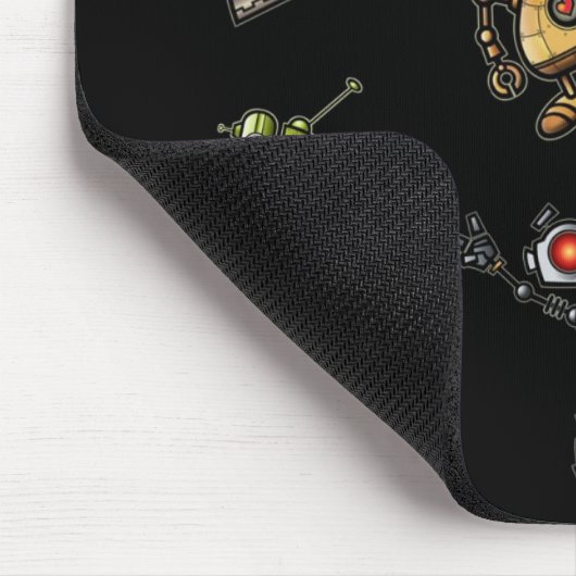 Roboter-Gruppe Mousepad (Ecke)