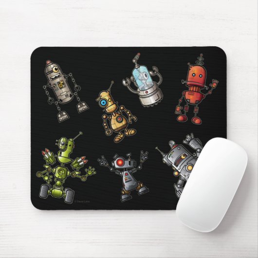Roboter-Gruppe Mousepad (Mit Mouse)