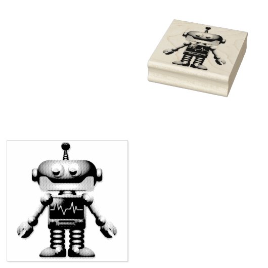 Roboter Gummistempel (Stempel)