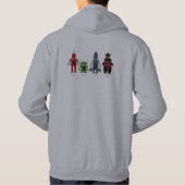 Roboter Hoodie (Rückseite)