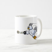 Roboter-Huhn Kaffeetasse (VorderseiteRechts)