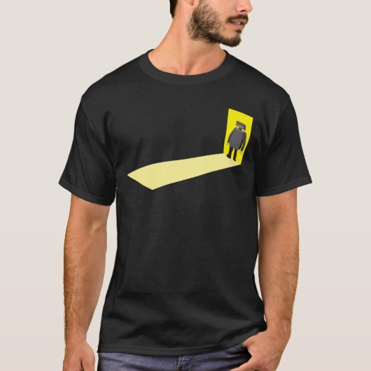 Roboter im Eingang T-Shirt (Vorderseite)