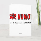 Roboter im Kürbis Karte (Rückseite)