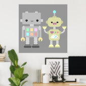 Roboter im Spiel Poster (Heimbüro)