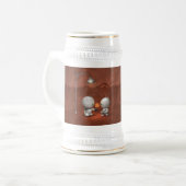 Roboter in der Liebe Bierglas (Vorderseite Links)
