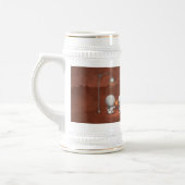 Roboter in der Liebe Bierglas (Links)