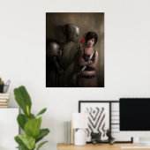 Roboter in der Liebe Poster (Heimbüro)