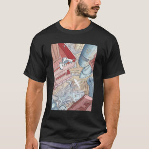 Roboter in der Moebius-Welt verloren T-Shirt