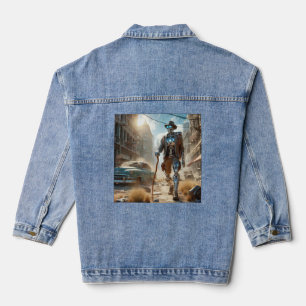 Roboter in Ghost Town Jeansjacke