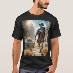 Roboter in Ghost Town T-Shirt