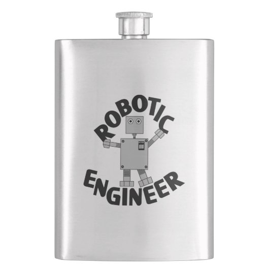 Roboter-Ingenieur Flachmann (Vorderseite)