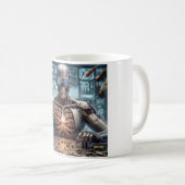 Roboter-Ingenieur Kaffeetasse (VorderseiteRechts)